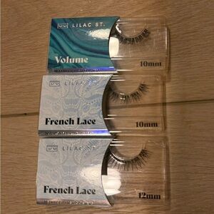Lilac St. cluster lashes - set of 3, assorted
